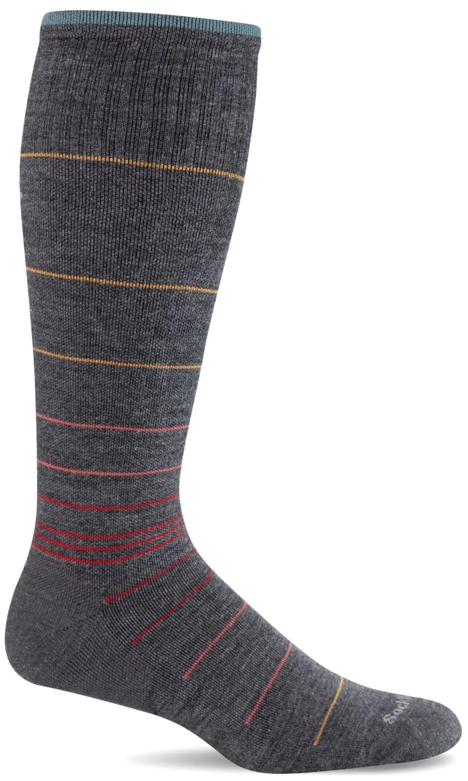 "Sockwell ""Circulator"" (Charcoal) Men's Moderate Compression Socks"
