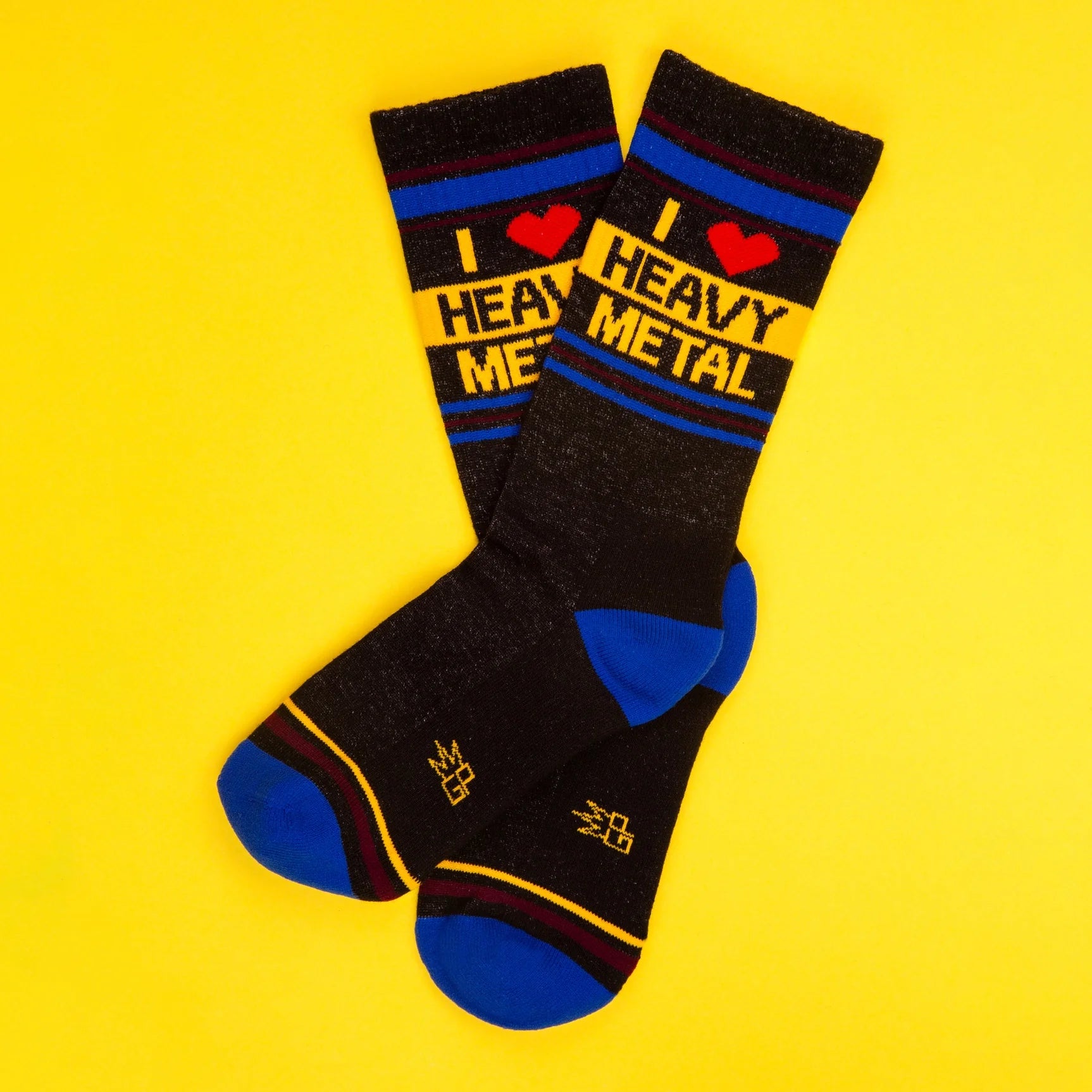 I ?? Heavy Metal Unisex Crew Socks