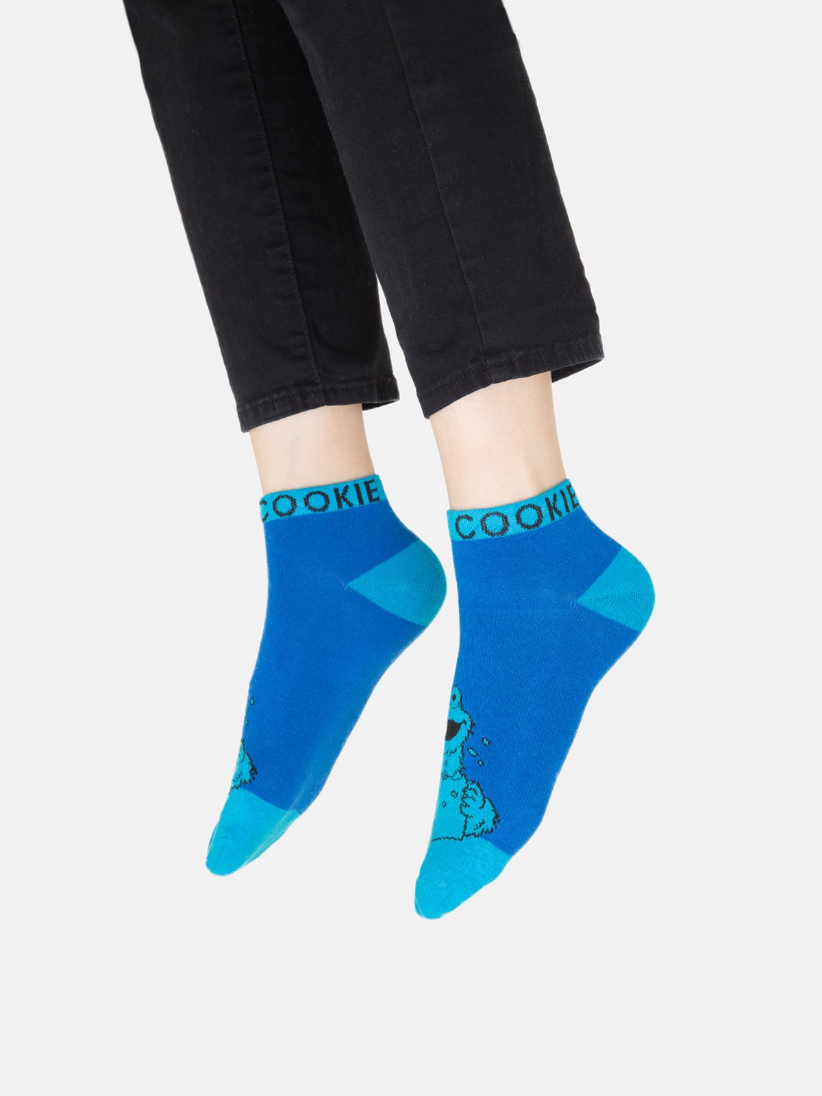 Sesame Street 4PK  Ankle Socks Large