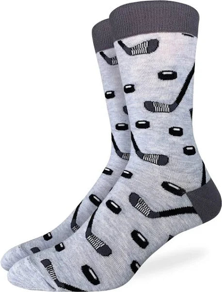 "Sticks and Pucks, Hockey King Size Crew sock (13-14+)"