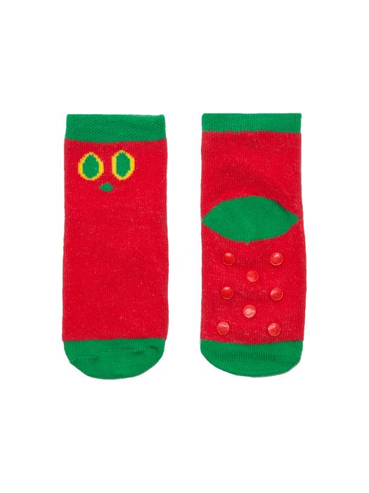 "Eric Carle's Hungry Caterpillar Baby / Kids (0-12 Month, 12-24 Month, 2T-3T) 4 pack Crew Socks"