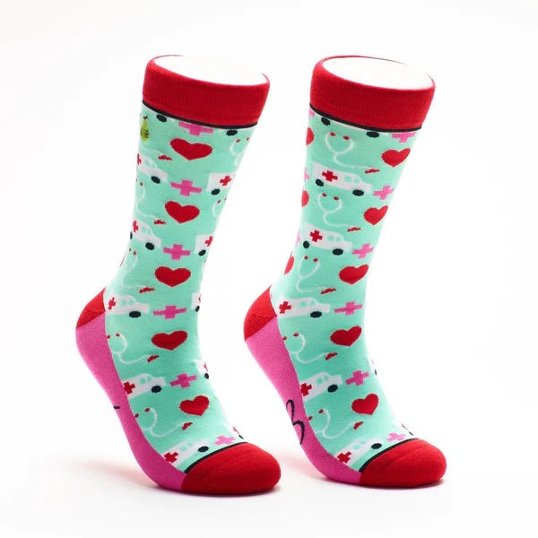 "Life Saver, Health Care Workers Women's Crew Socks"