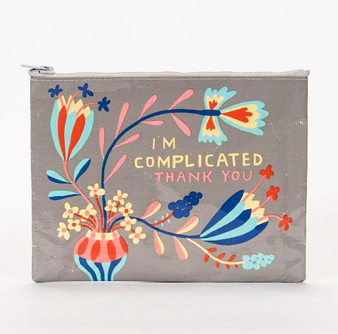 "I'm Complicated, Thank You Zipper Pouch"