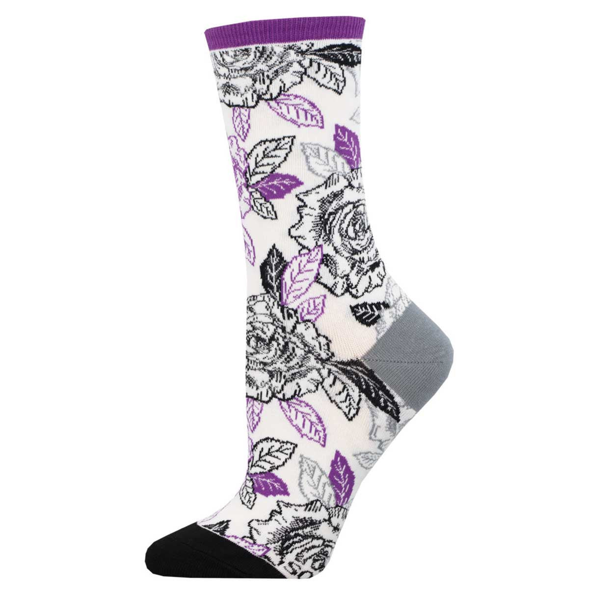 Ace Roses Unisex Crew Sock S/M