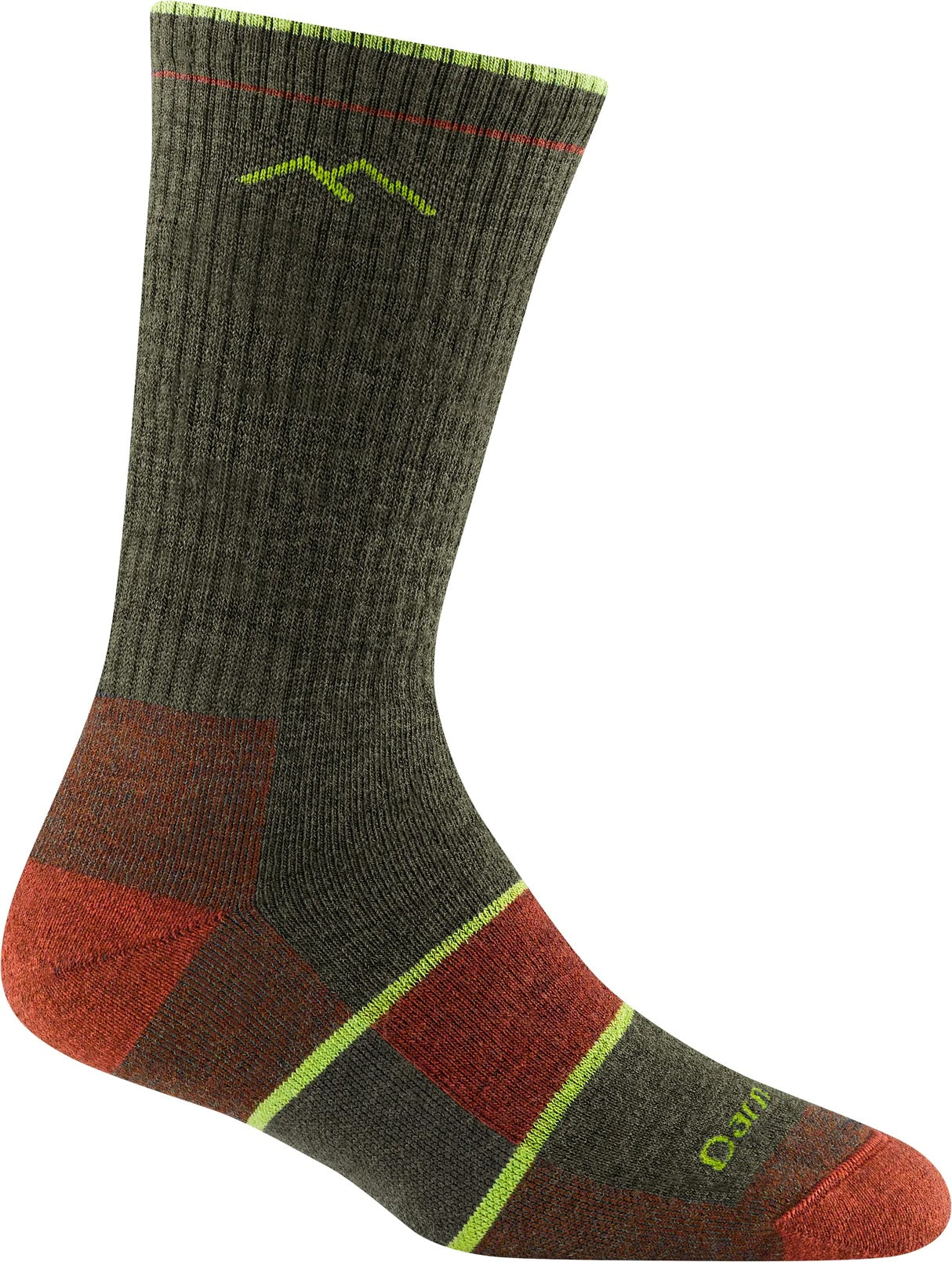 Darn Tough? Hiker Boot Sock Midweight Full Cushion Forest Green 1908