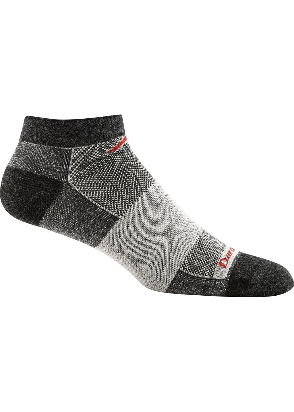 Darn Tough? Men's No Show Lightweight Running Sock Charcoal 1437