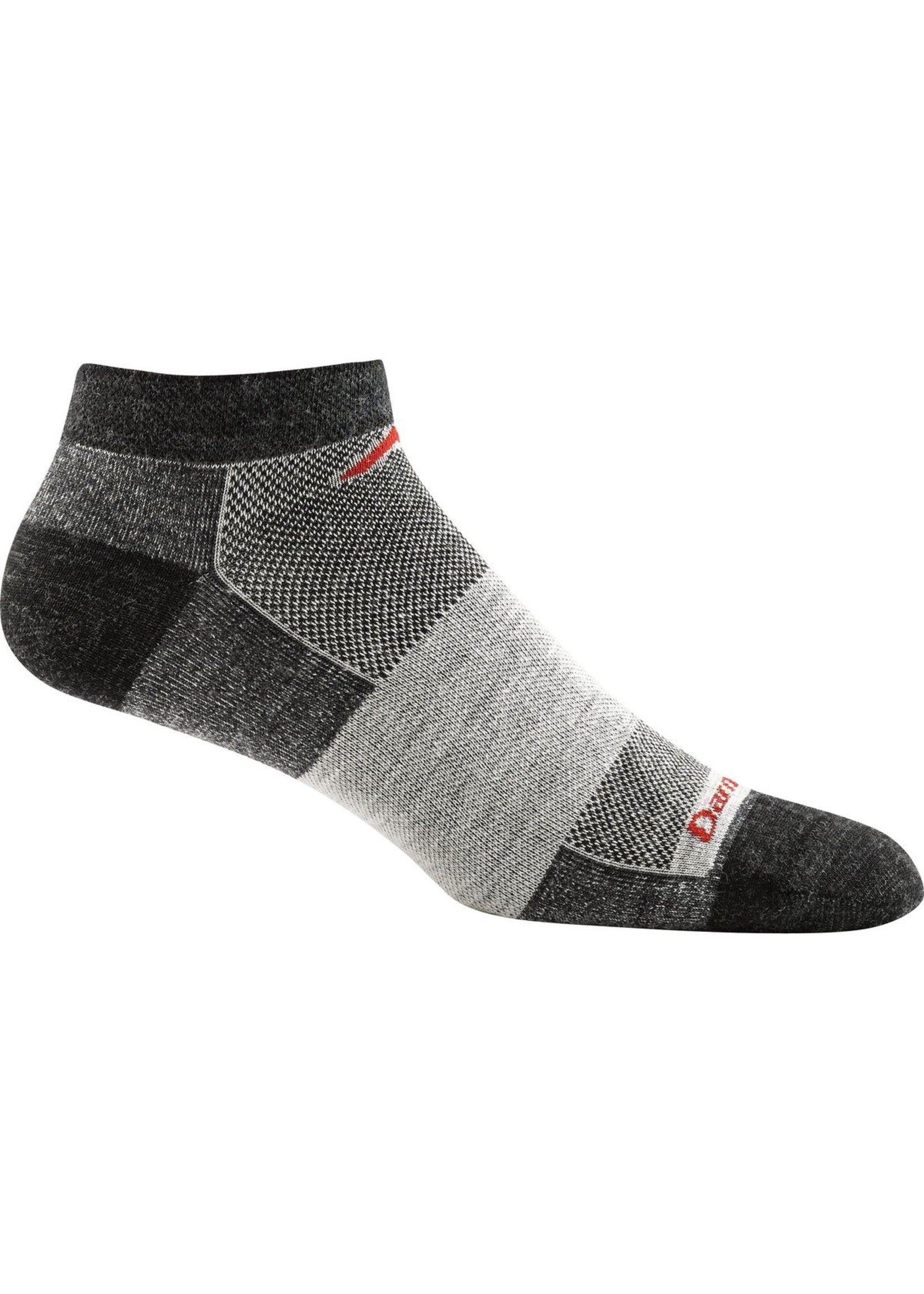 Darn Tough? Men's No Show Lightweight Running Sock Charcoal 1437