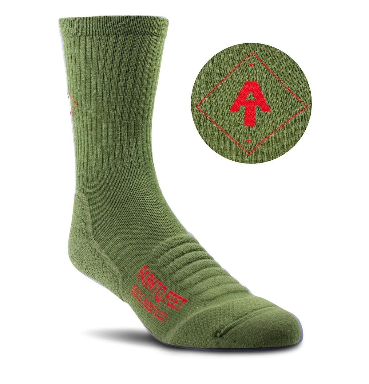 Farm To Feet? Men's Harper's Ferry Light Targeted Cushion 3/4 CREW