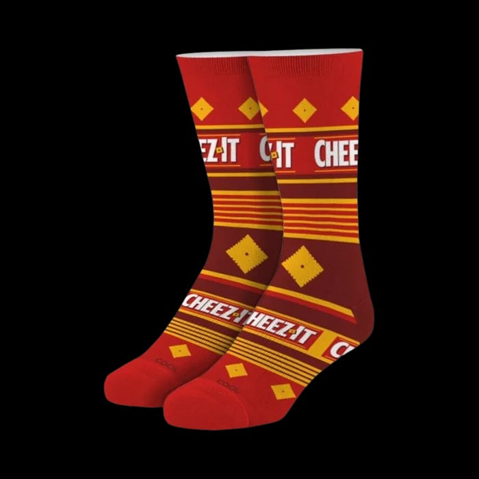 Cheez-It? Crackers And Stripes Crew Socks Large