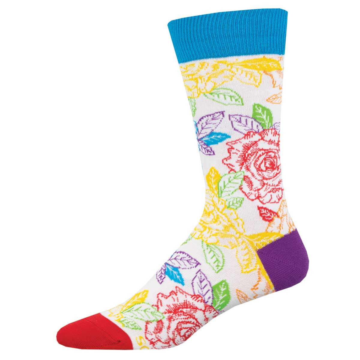 Gay Roses Unisex Crew Sock L/XL