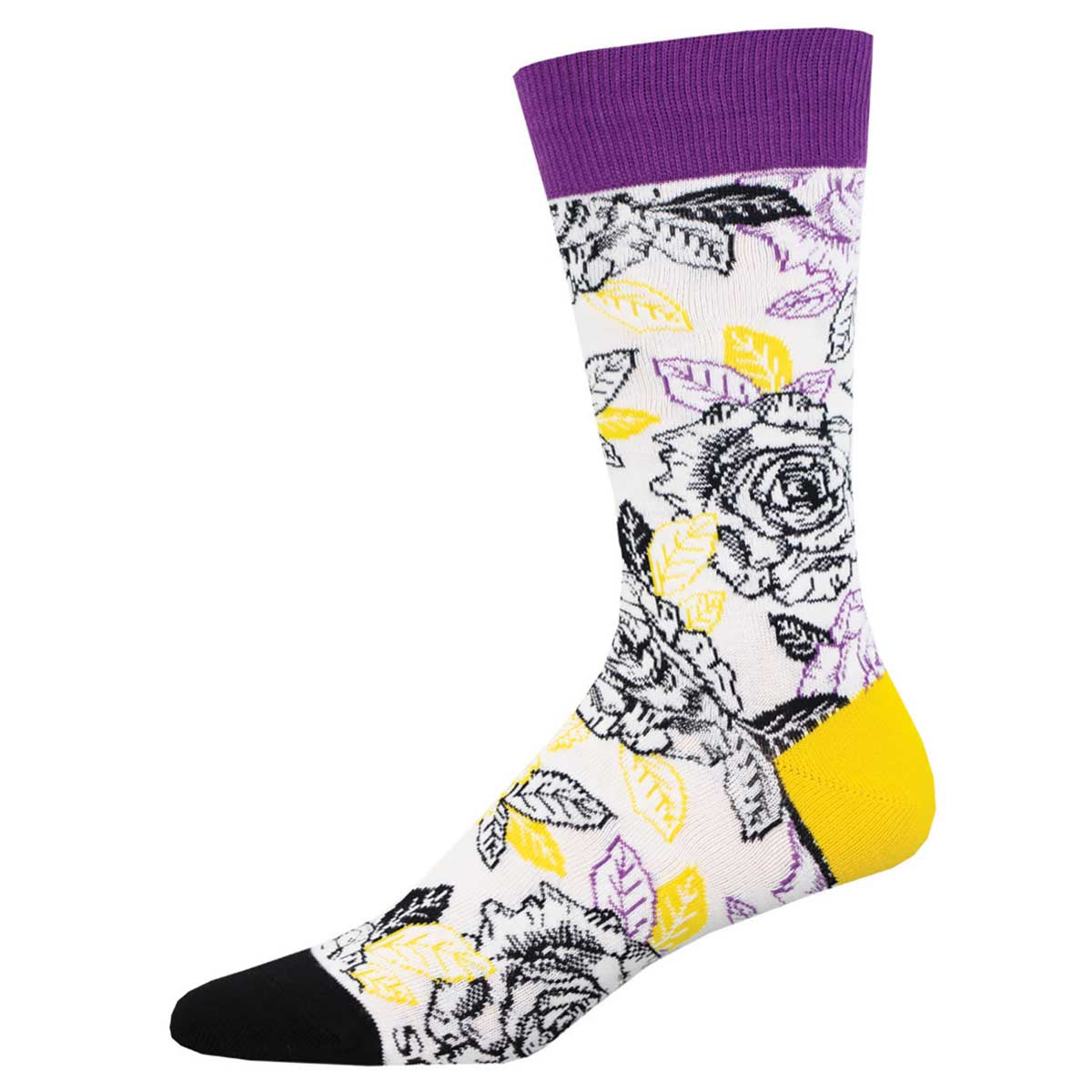 Non-Binary Roses Unisex Crew Sock