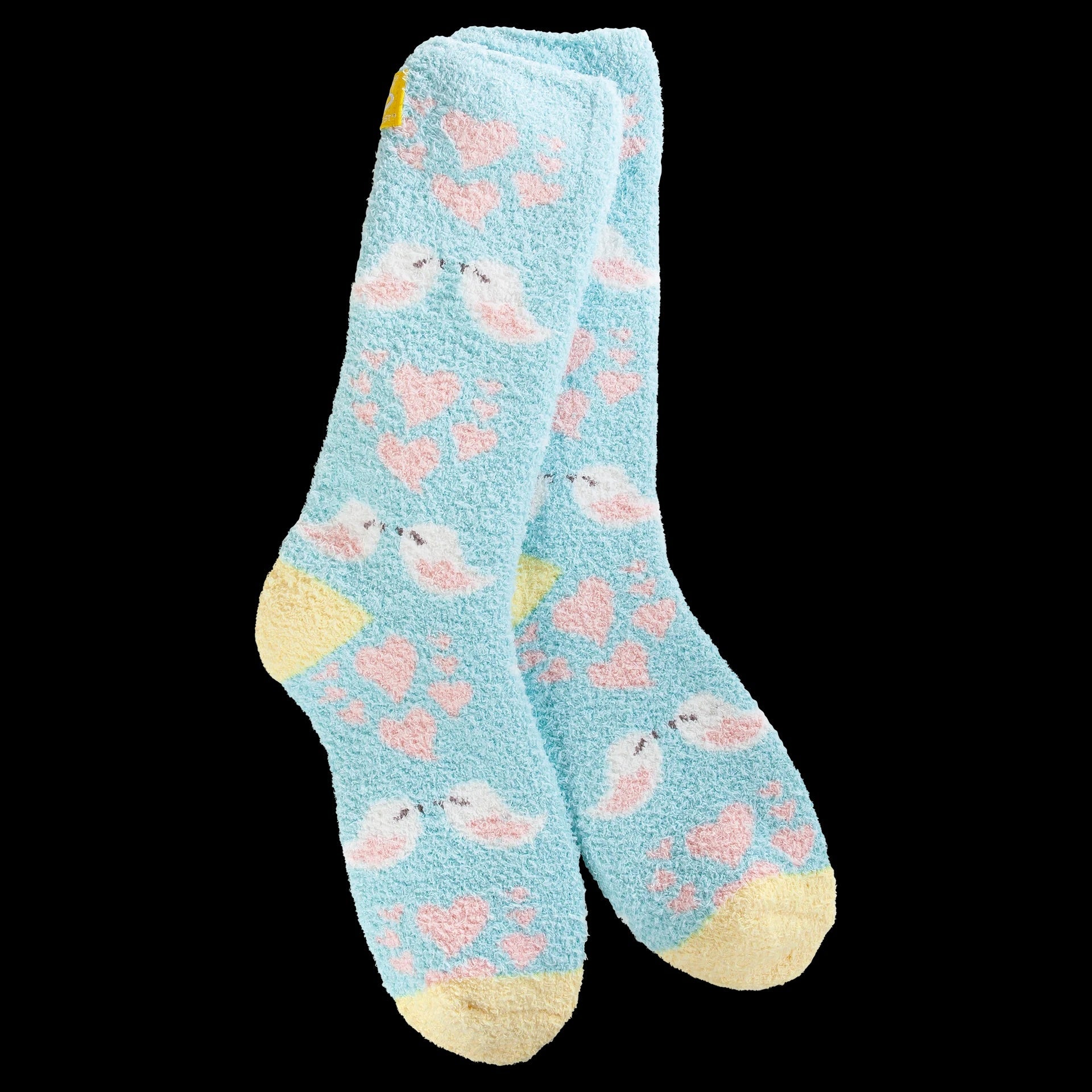 World's Softest? Socks (Tweethearts-Blue) Cozy Birds Crew