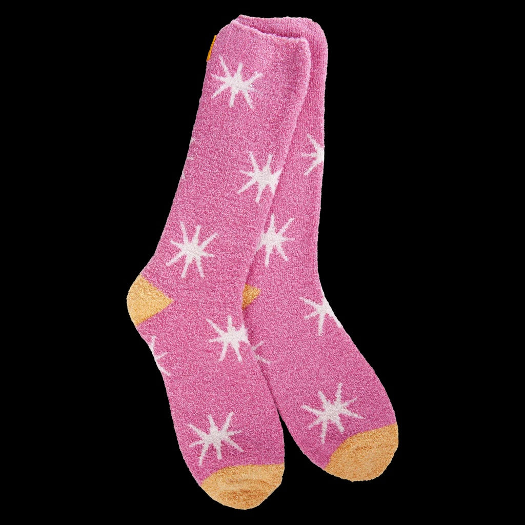 World's Softest? Socks (Azalea Starburst) Cozy Cali Crew