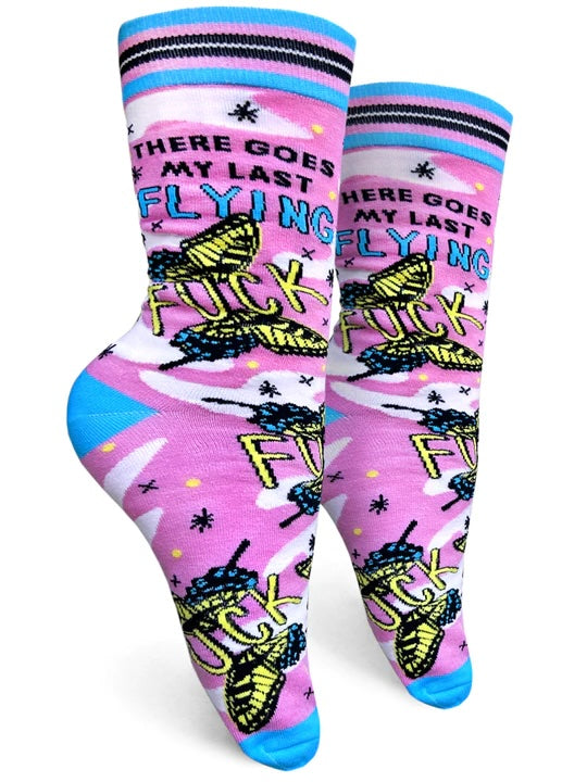 There Goes My Last Flying F*ck Women's Crew Socks