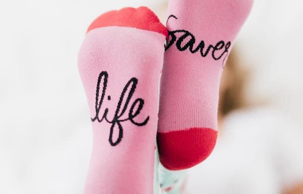 "Life Saver, Health Care Workers Women's Crew Socks"