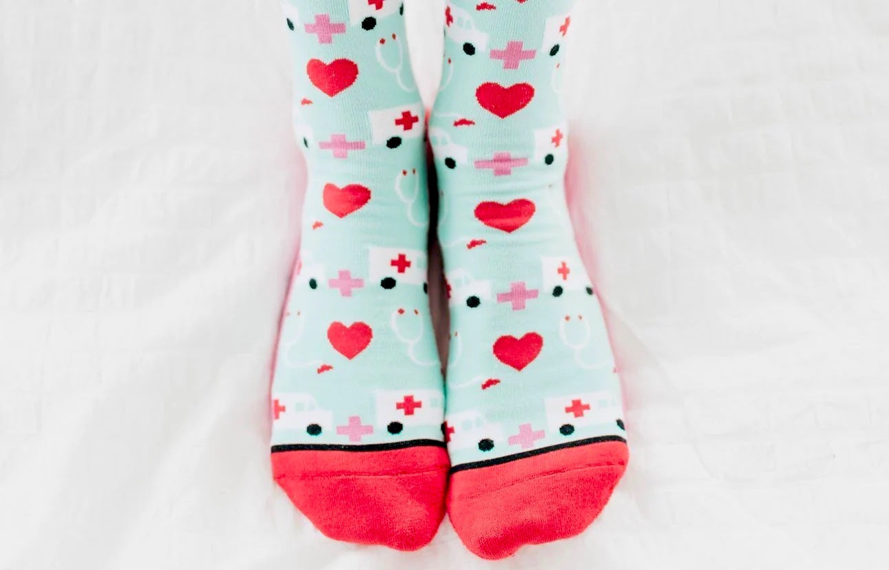 "Life Saver, Health Care Workers Women's Crew Socks"