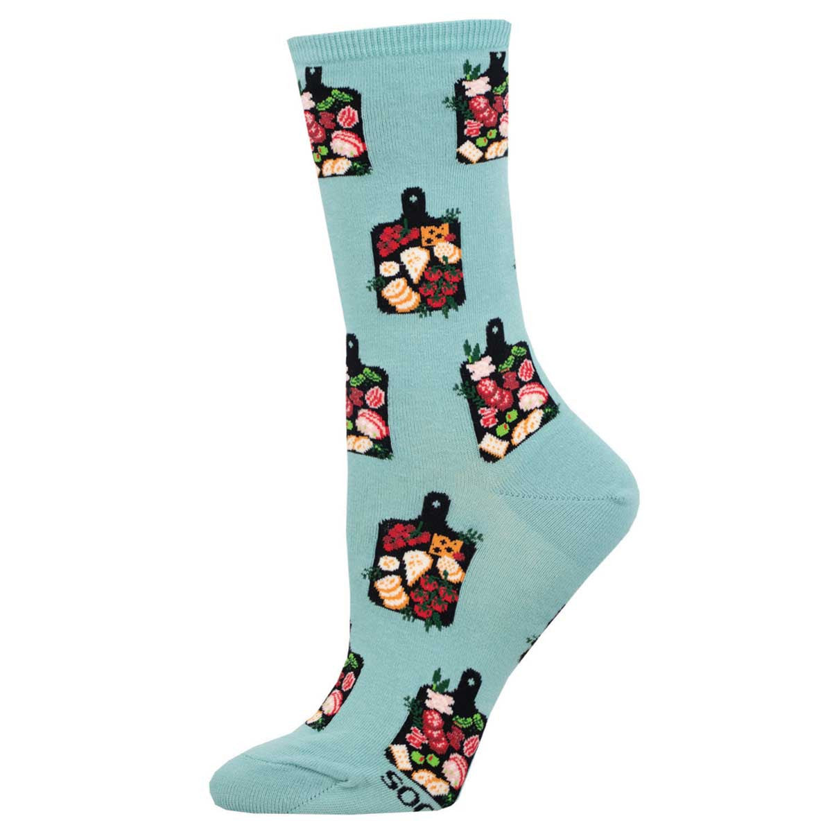 Charcuterie Board (Blue) Women's Crew Sock