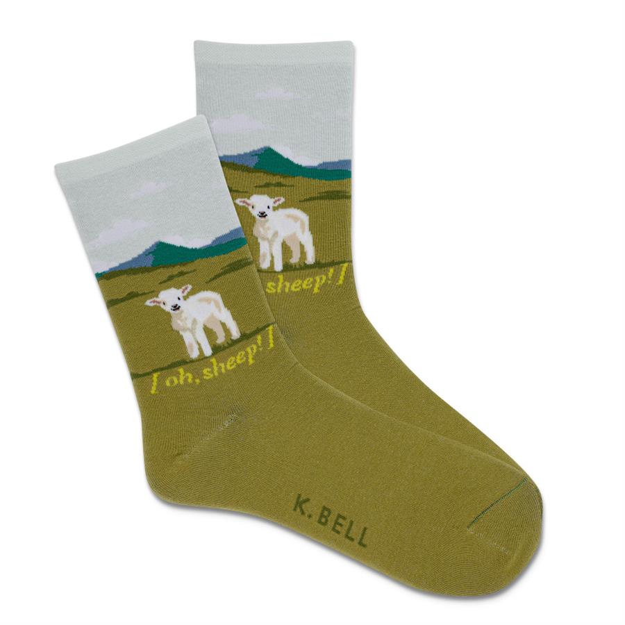 "Oh, Sheep! Women's Crew Socks"